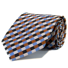 Blue Black & Brown Geometric