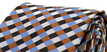 Blue Black & Brown Geometric