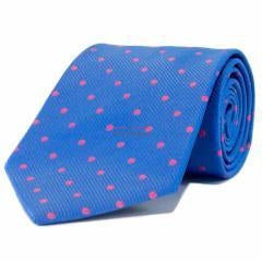 Baby Blue with Pink Dots