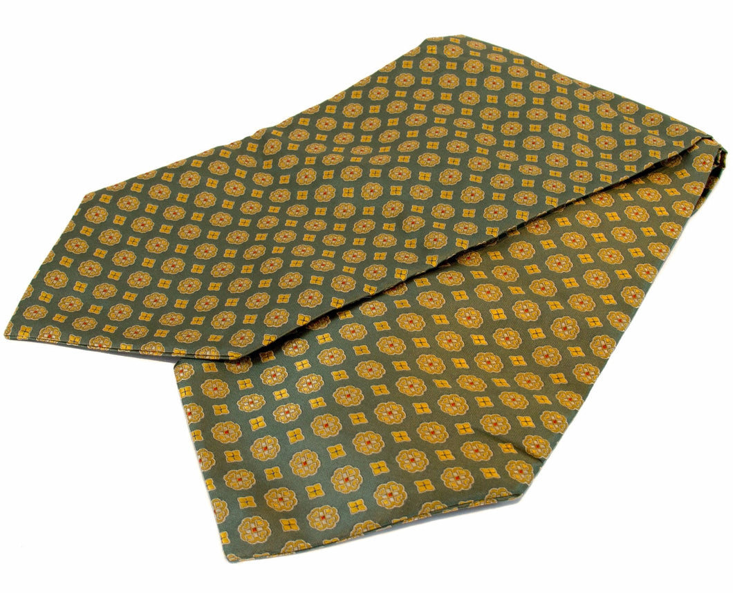 Vintage Green with Flowers